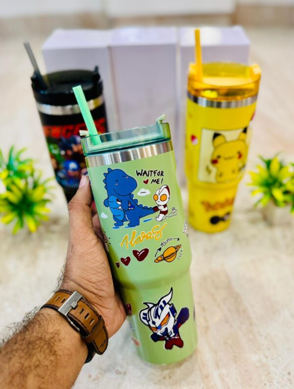 Cartoon-Themed Insulated Tumblers