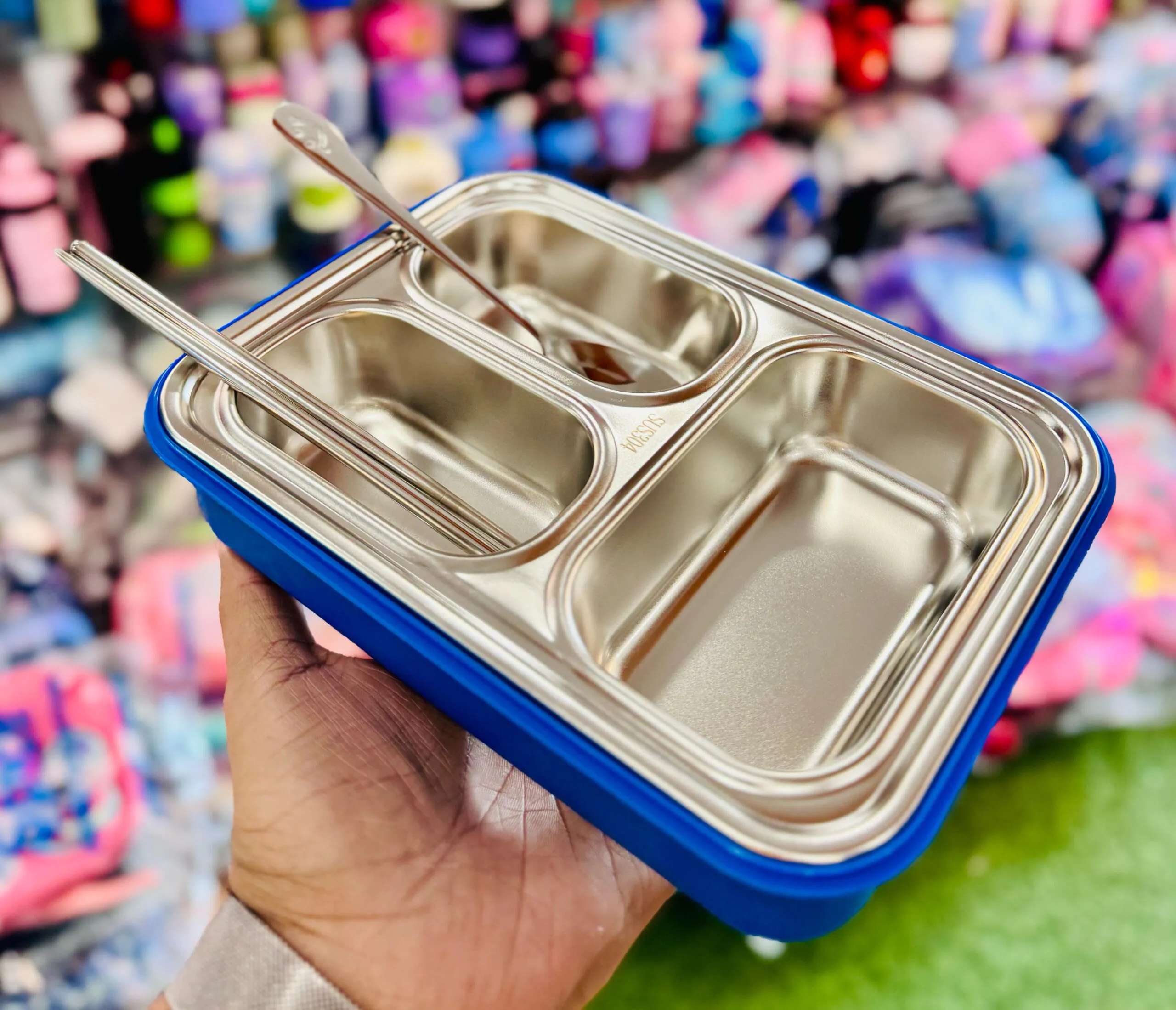 3 Grid Lunch Box Disney Frozen